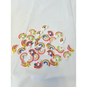 Multicolor Rainbow Star Cloud Elements Fun Decorative 35 Pack